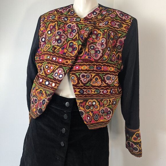 Embroidered Multicolor Blazer - Picture 1 of 6